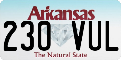 AR license plate 230VUL
