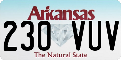 AR license plate 230VUV