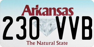 AR license plate 230VVB
