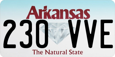 AR license plate 230VVE