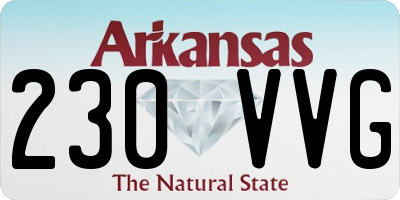 AR license plate 230VVG