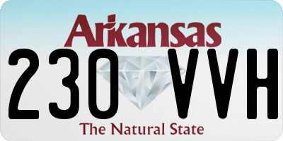 AR license plate 230VVH