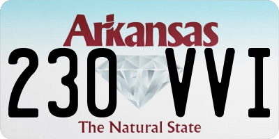 AR license plate 230VVI