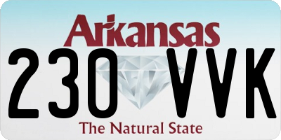 AR license plate 230VVK