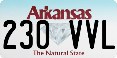 AR license plate 230VVL