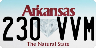 AR license plate 230VVM