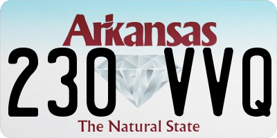 AR license plate 230VVQ