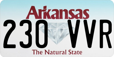 AR license plate 230VVR