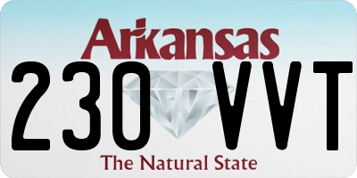 AR license plate 230VVT