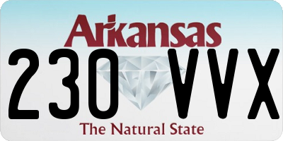 AR license plate 230VVX