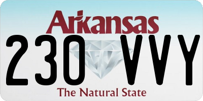AR license plate 230VVY
