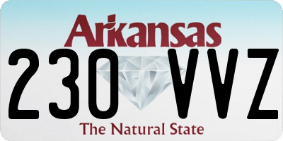 AR license plate 230VVZ
