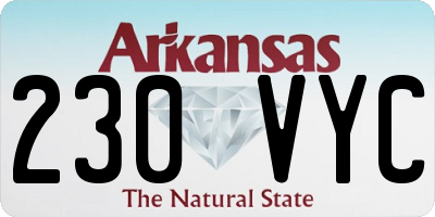 AR license plate 230VYC