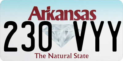 AR license plate 230VYY