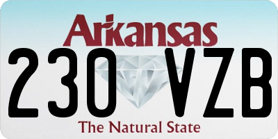 AR license plate 230VZB