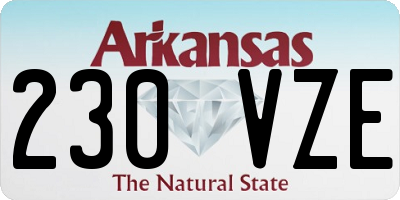 AR license plate 230VZE