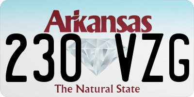 AR license plate 230VZG