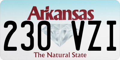 AR license plate 230VZI