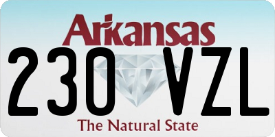 AR license plate 230VZL