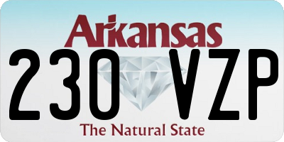 AR license plate 230VZP