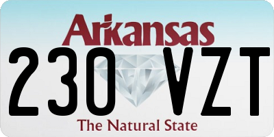 AR license plate 230VZT