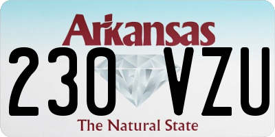 AR license plate 230VZU