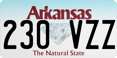 AR license plate 230VZZ