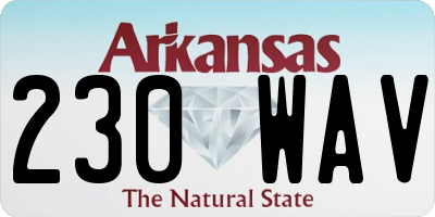 AR license plate 230WAV