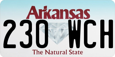 AR license plate 230WCH