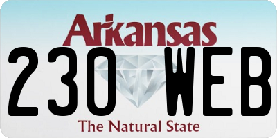 AR license plate 230WEB