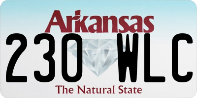 AR license plate 230WLC