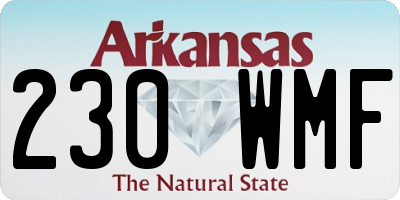 AR license plate 230WMF