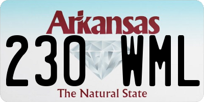 AR license plate 230WML