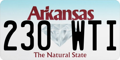 AR license plate 230WTI