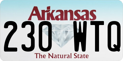 AR license plate 230WTQ