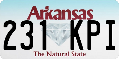 AR license plate 231KPI