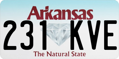 AR license plate 231KVE