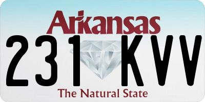 AR license plate 231KVV