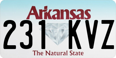 AR license plate 231KVZ