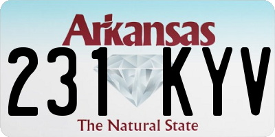 AR license plate 231KYV