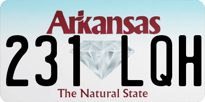 AR license plate 231LQH