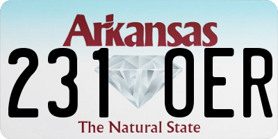 AR license plate 231OER