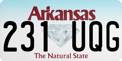 AR license plate 231UQG