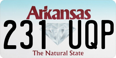 AR license plate 231UQP