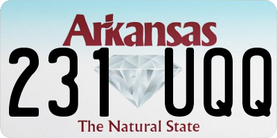 AR license plate 231UQQ