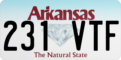 AR license plate 231VTF