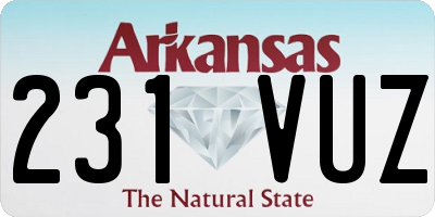 AR license plate 231VUZ