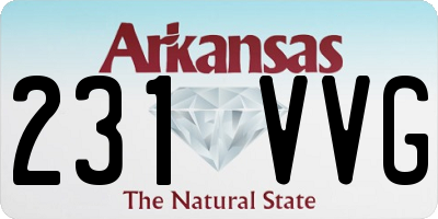 AR license plate 231VVG