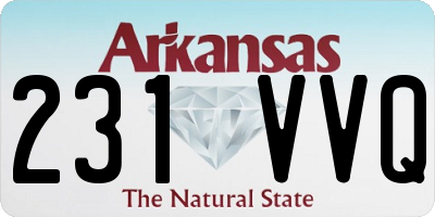 AR license plate 231VVQ