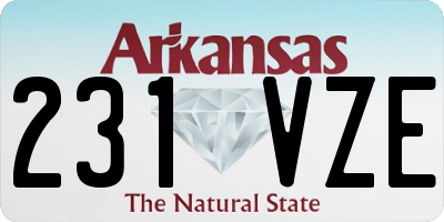 AR license plate 231VZE